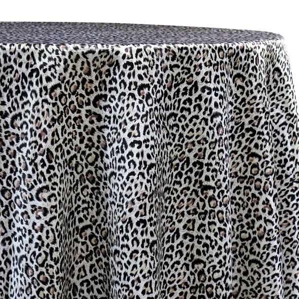 Animal Print Table Linen in Jaguar 01 Tablecloths And Overlays Urquid Linen