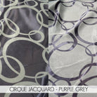 CIRQUE JACQUARD - PURPLE GREY