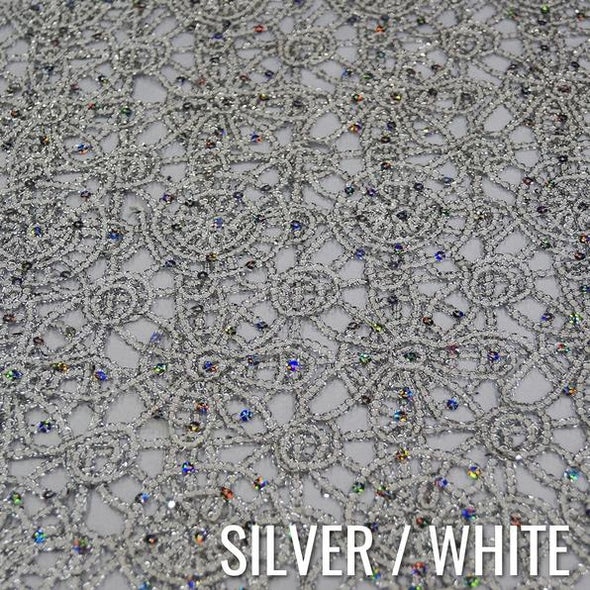 SILVER/WHITE